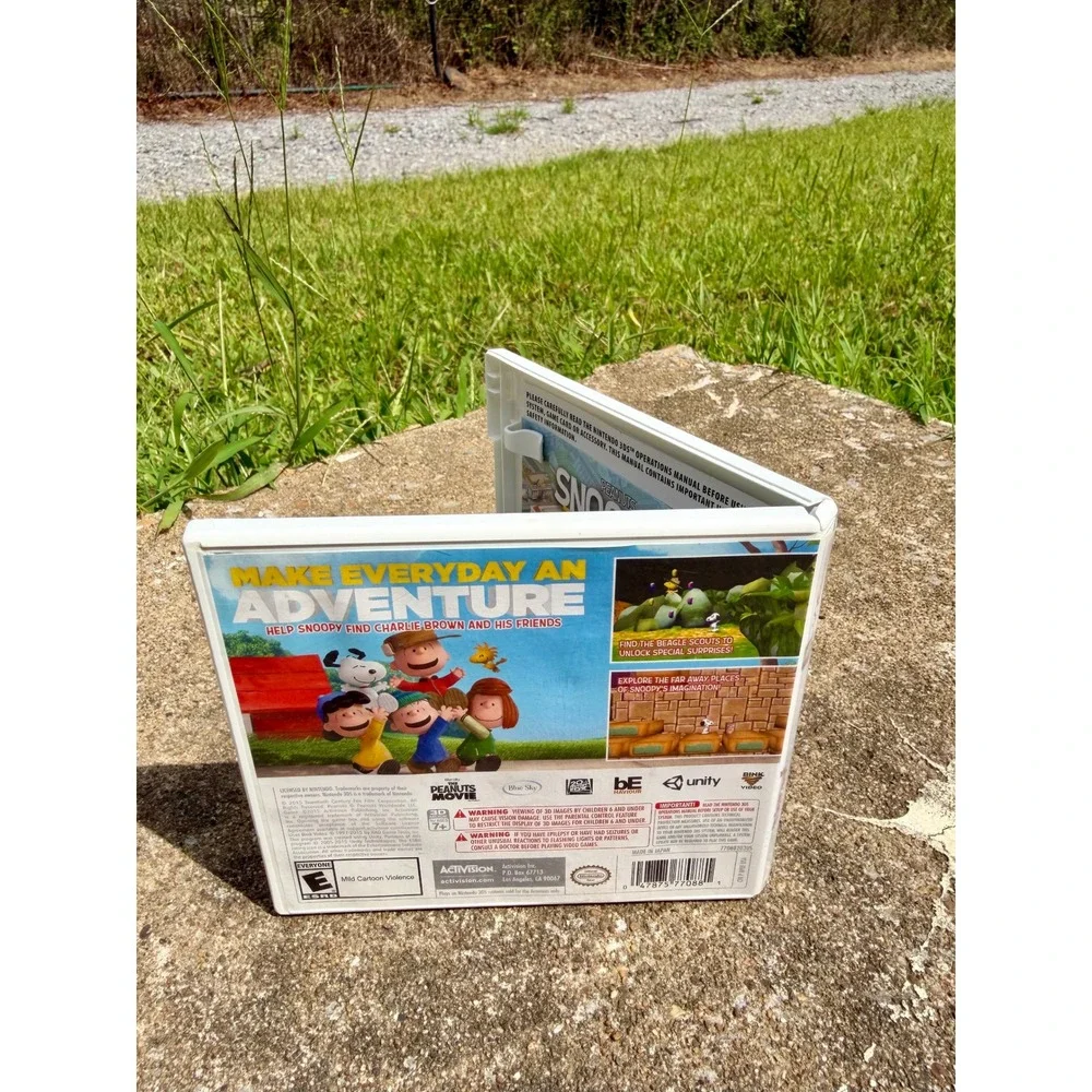 Snoopy's Grand Adventure Nintendo 3DS Game Activision Peanuts Movie CIB